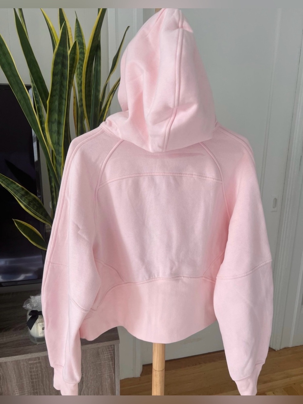 Lululemon Scuba Oversized Full-Zip Hoodie Strawberry Milkshake M/L - Picture 4 of 6
